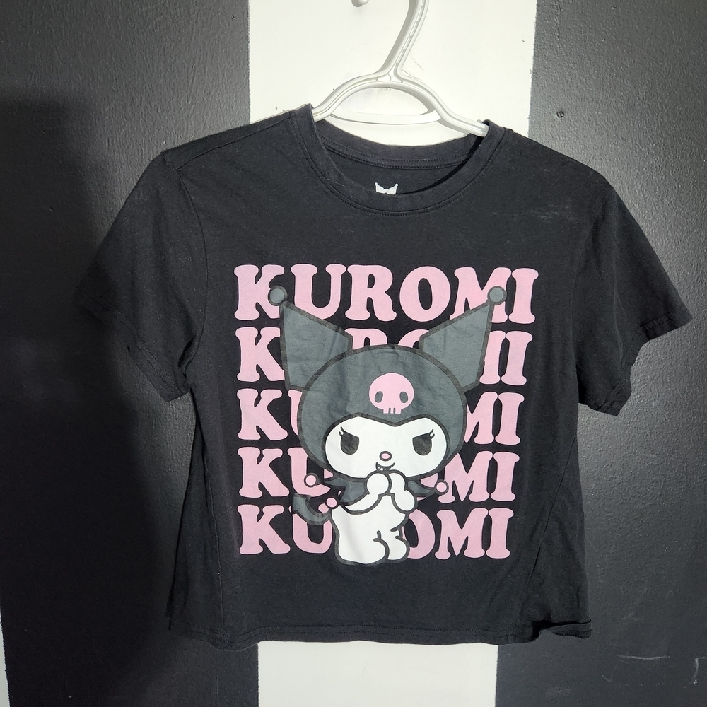 Sanrio Kuromi Black and Pink Tee